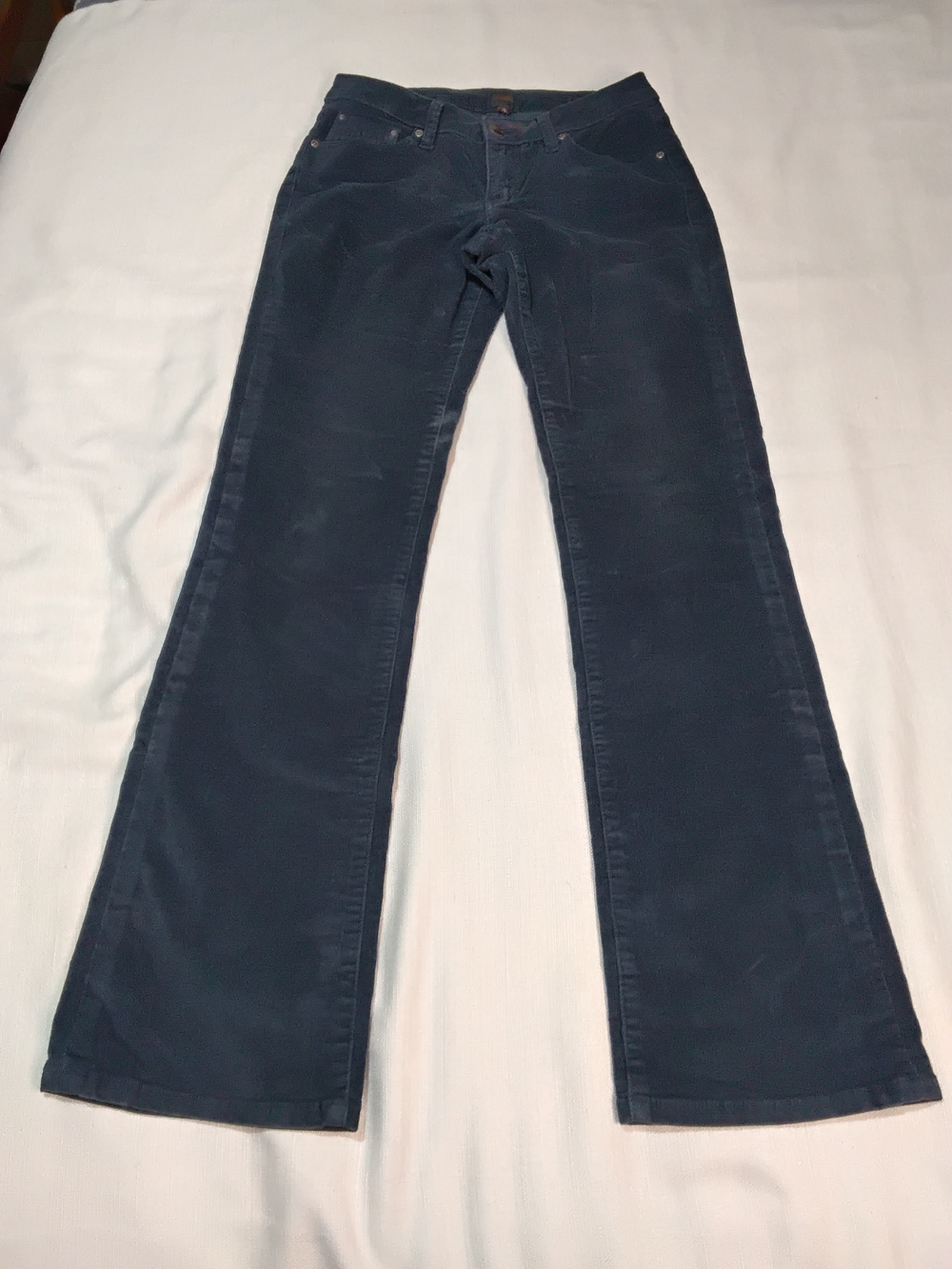 Jag Jeans Low Rise Boot Leg Dark Navy Flared Wide-Leg Jeans Womens Sz 4.
